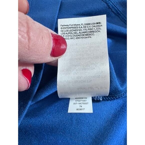 NWT!! Chicos , Royal Blue, Ulitmate tee, Long Sleeve, Size XL,Cottage Core,Ocean - Picture 10 of 11